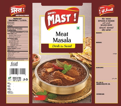 Jhaveri's Mast Meat Masala Device mark 4790961 Trademark