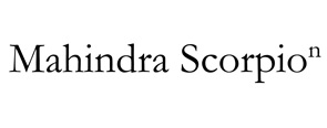 Mahindra Scorpion Device mark 4790682 Trademark