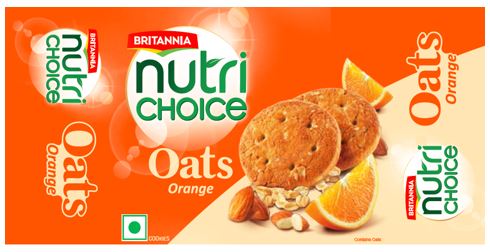 Britannia Nutrichoice Oats Orange Device mark 4793442 Trademark