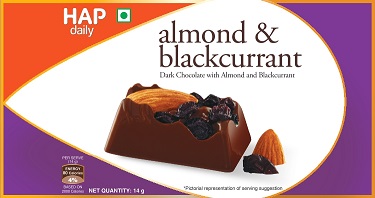 Hap Daily Almond & Blackcurrant Device mark 4796991 Trademark