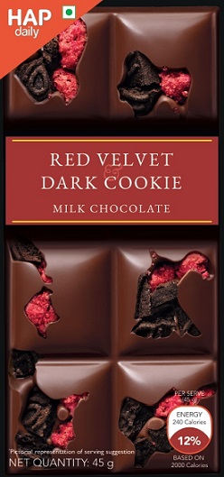 Hap Daily Red Velvet & Dark Cookie Device mark 4796995 Trademark