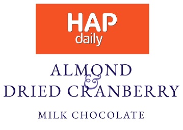 Hap Daily Almond & Dried Cranberry Milk Chocolate Device mark 4796996 Trademark