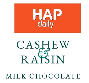 Hap Daily Cashew & Raisin Milk Chocolate Device mark 4796998 Trademark