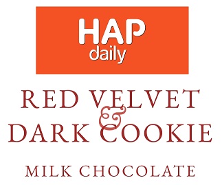 Hap Daily Red Velvet & Dark Cookie Milk Chocolate Device mark 4796994 Trademark