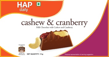 Hap Daily Cashew & Cranberry Device mark 4796993 Trademark