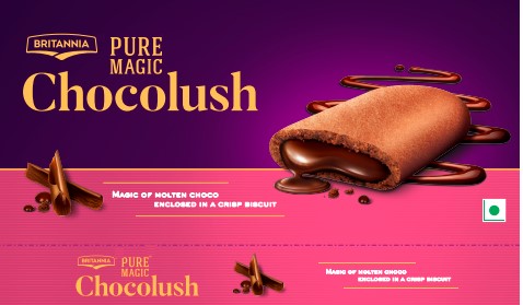 Britannia Puremagic Chocolush Device mark 4797476 Trademark