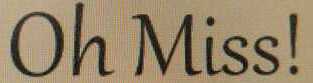 Oh Miss! Device mark 4799573 Trademark