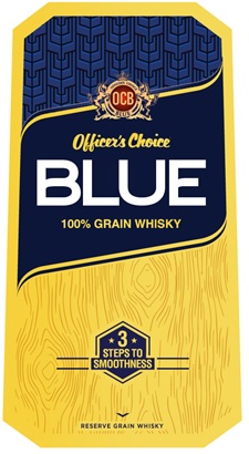 Officer's Choice Blue Reserve Grain Whisky Device mark 4815582 Trademark
