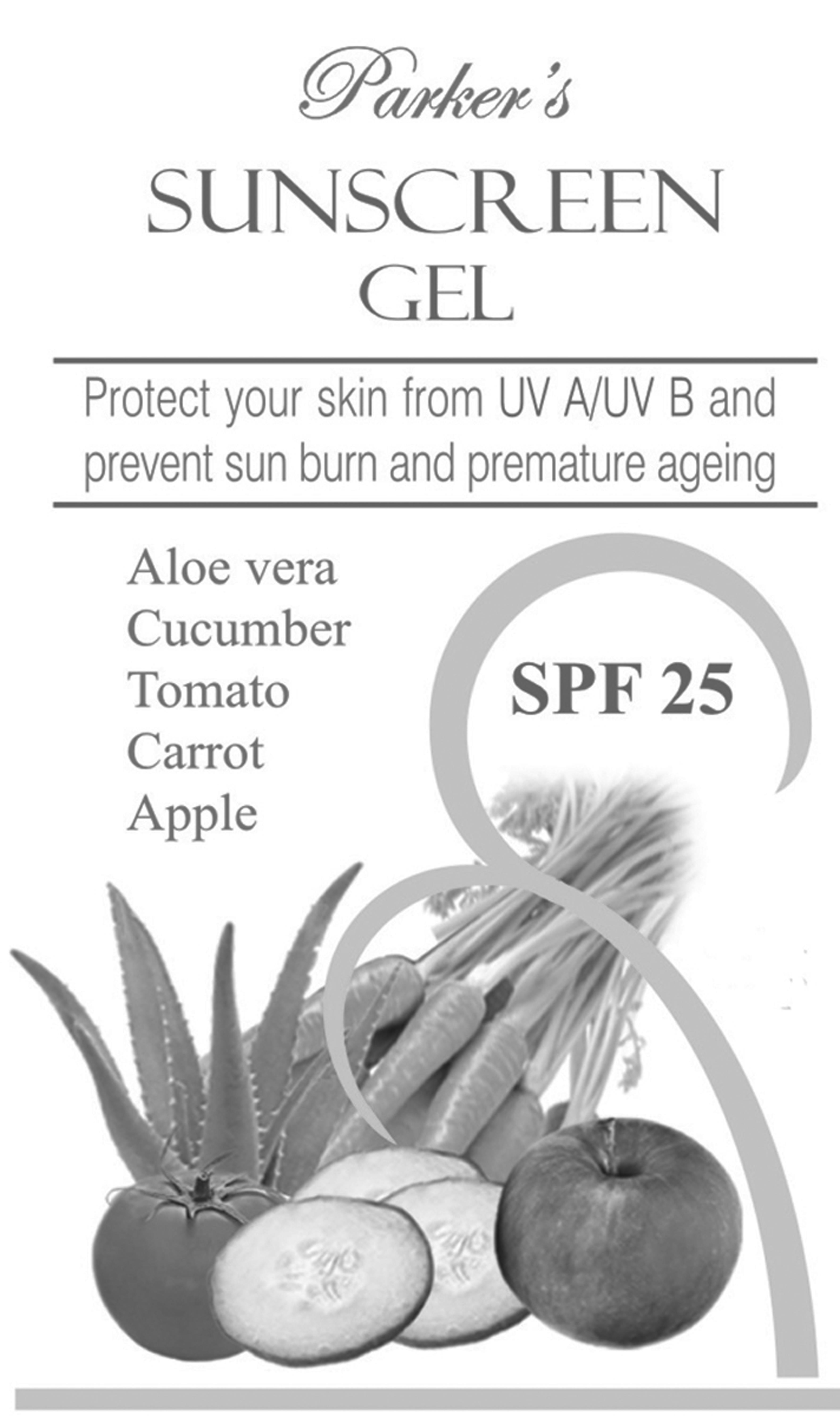Parker’s Sunscreen Gel Device mark 4824554 Trademark