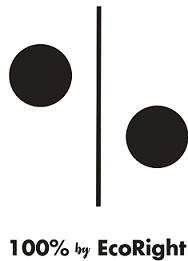 100% By Ecoright With Device Of Percentage Device mark 4842982 Trademark