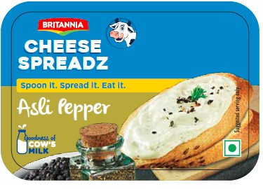 Britannia Cheese Spreadz Asli Pepper Device mark 4847004 Trademark