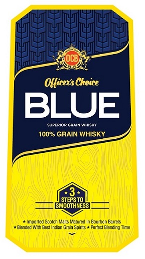 Officer's Choice Blue Superior Grain Whisky Device mark 4848807 Trademark
