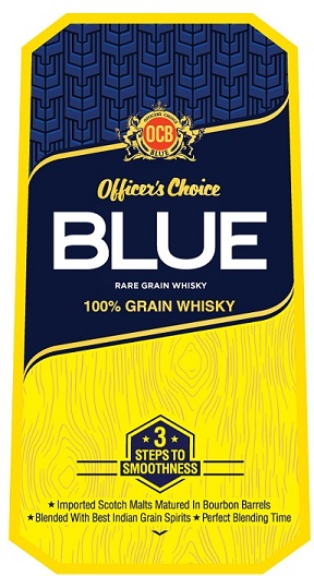 Officer's Choice Blue Rare Grain Whisky Device mark 4848810 Trademark