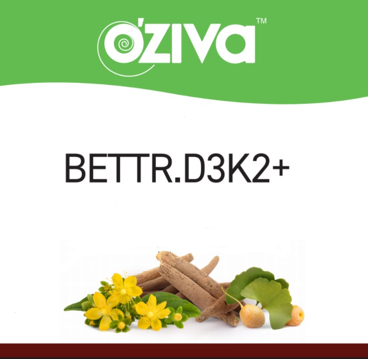 Oziva Bettr.d3k2+ (label) Device mark 4849169 Trademark