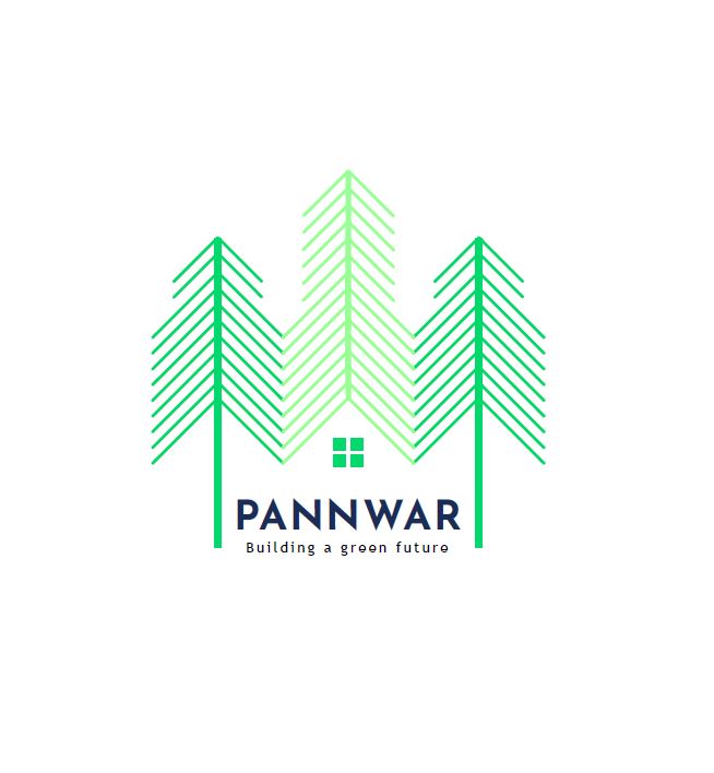 Logo Along With Mark "pannwar" And Tagline "building A Green Future" Device mark 4849880 Trademark