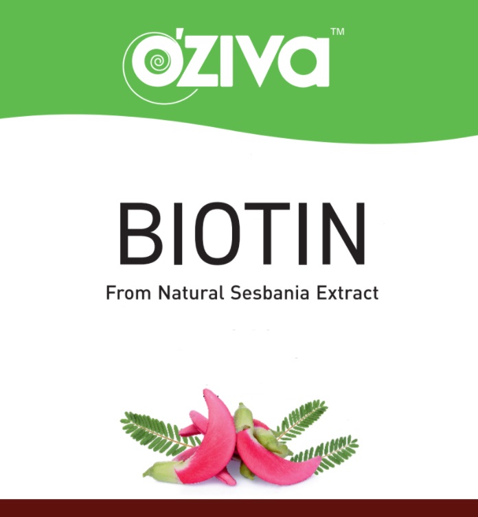 Oziva Biotin (label) Device mark 4850574 Trademark