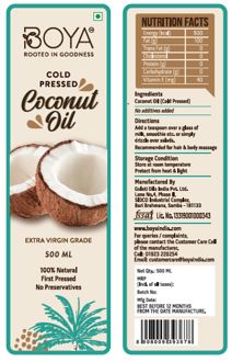 Boya Coconut Oil Device mark 4857585 Trademark