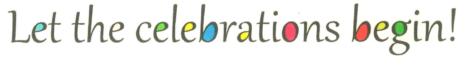 Let The Celebrations Begin! Device mark 2642782 Trademark
