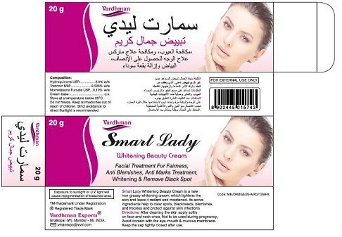 Vardhman Smart Lady Device mark 4871614 Trademark