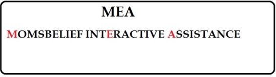 Mea - Momsbelief Interactive Assistance Device mark 4881025 Trademark