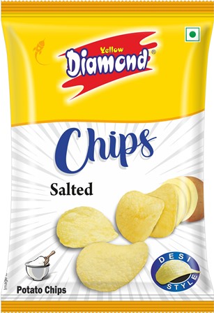 Yellow Diamond Chips Salted Device mark 4881213 Trademark