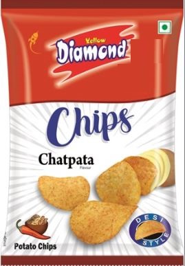 Yellow Diamond Chips Chatpata Device mark 4884085 Trademark