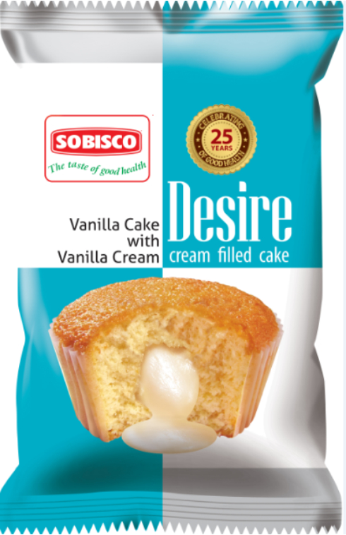 Sobisco Desire Along With Slogan Cream Filled Cake And Other Descriptive Matter As Per Label Device mark 4884387 Trademark