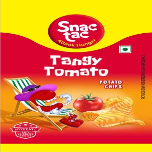 Snactac Tangy Tomato (label) Device mark 4887937 Trademark