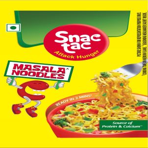 Snactac Masala Noodles (label) Device mark 4887952 Trademark