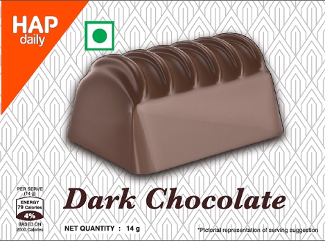Hap Daily Dark Chocolate Device mark 4889316 Trademark