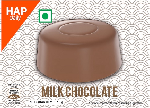 Hap Daily Milk Chocolate Device mark 4889315 Trademark