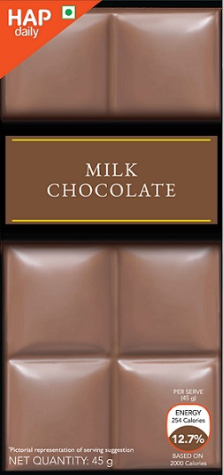 Hap Daily Milk Chocolate Device mark 4889313 Trademark