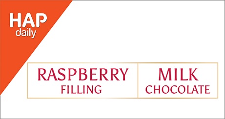 Hap Daily Raspberry Filling Milk Chocolate Device mark 4889317 Trademark