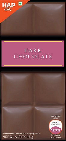 Hap Daily Dark Chocolate Device mark 4889314 Trademark