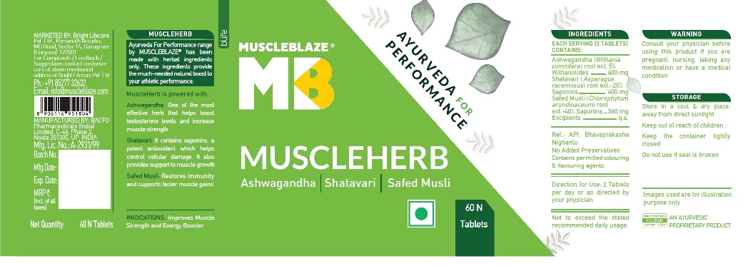Mb Muscleherb Device mark 4890461 Trademark