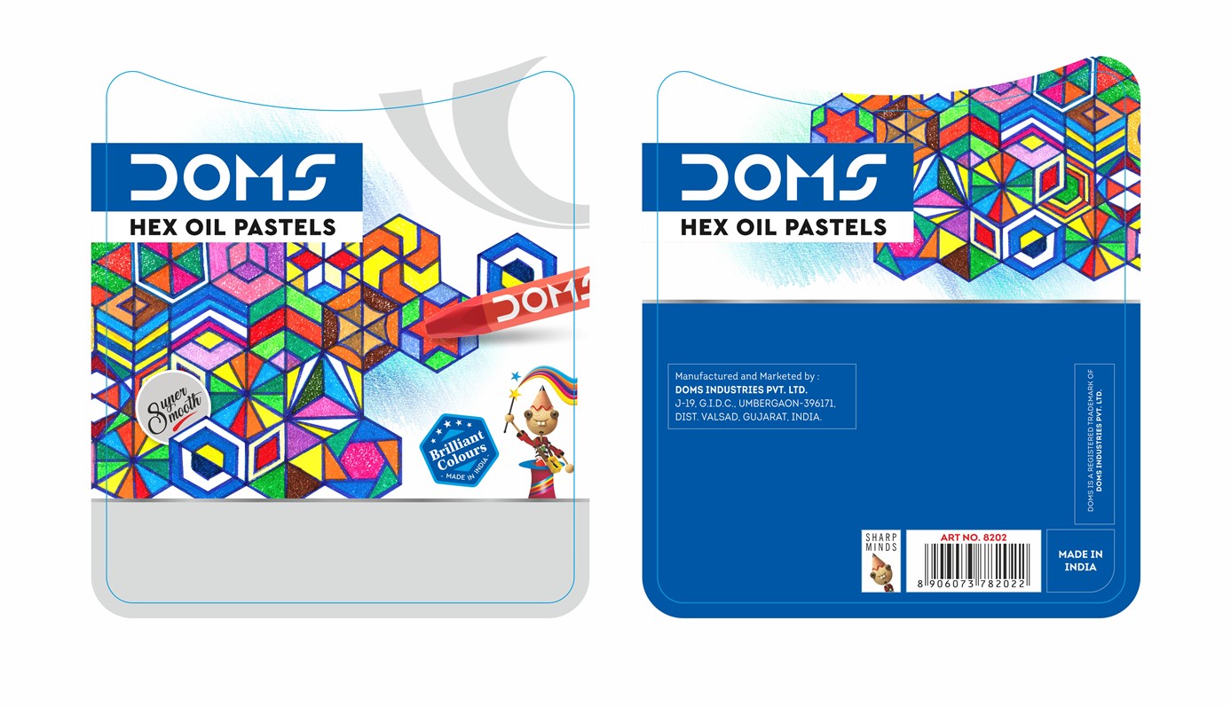 Doms Hexagonal Oil Pastels - Packaging Device mark 4894681 Trademark