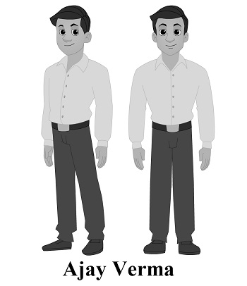 Ajay Verma (with Device) Device mark 4898724 Trademark