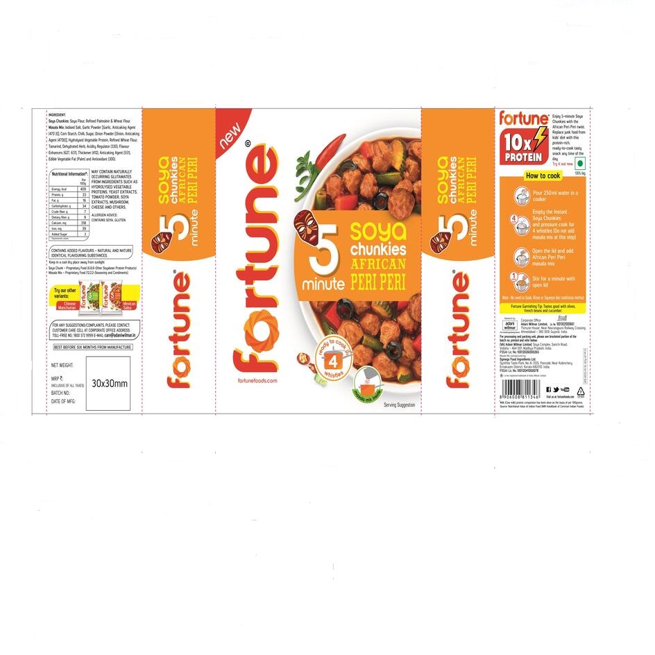 Fortune Soyachunkies African Peri Peri Device mark 4901515 Trademark