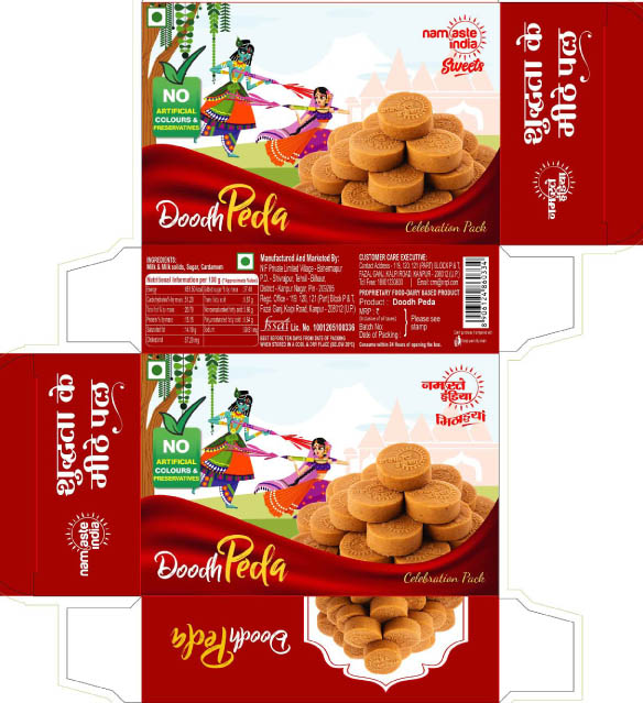 Namaste India Doodh Peda Device mark 4909384 Trademark