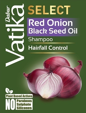 Dabur Vatika Select Red Onion Black Seed Oil Device mark 4910052 Trademark