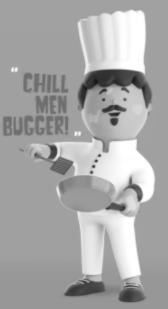 Chill Men Bugger With Device Of Chef Device mark 4911109 Trademark