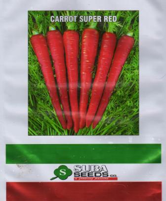 Carrot Super Red With Device Of Suba Seeds.co. With S Device mark 4913029 Trademark