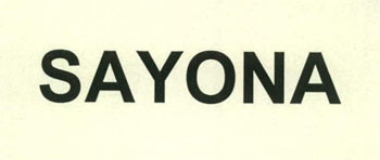 Sayona Device mark 2285002 Trademark