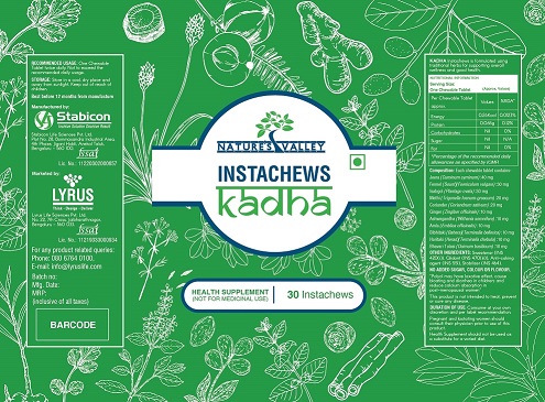 Instachews Kadha Label Mark Device mark 4919618 Trademark