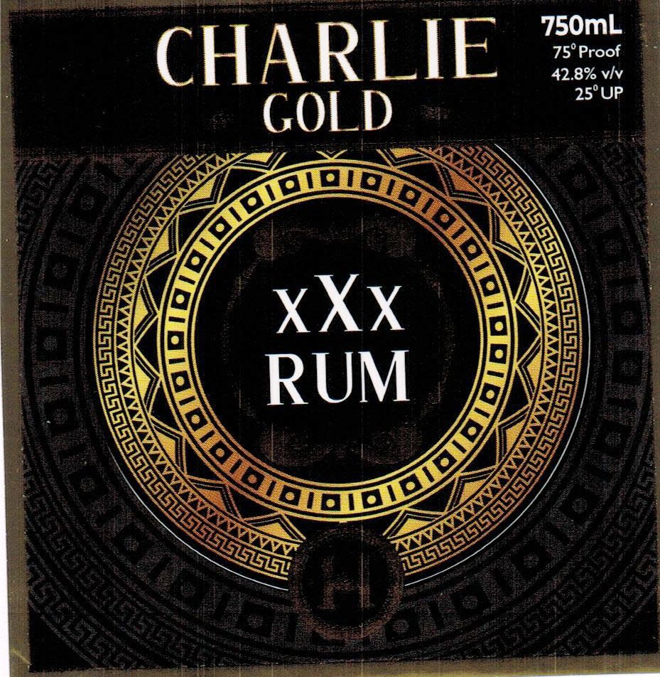Charlie Gold Xxx Rum Device mark 4921799 Trademark