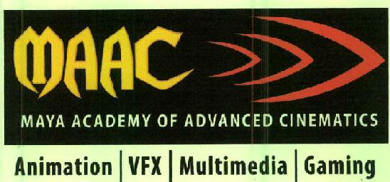 Maac Maya Acdaemy Of Advanced Cinematics Device mark 2555921 Trademark