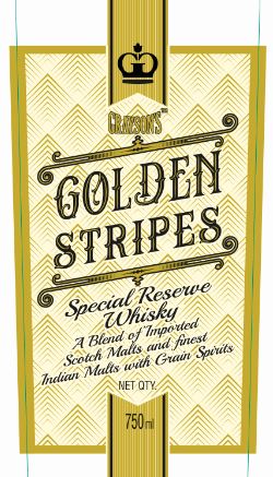 Grayson's Golden Stripes Special Reserve Whiskey Device mark 4947612 Trademark