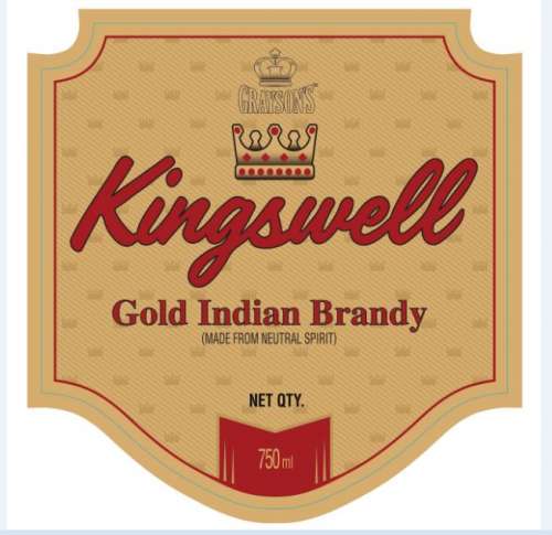 Grayson's Kingswell Gold Indian Brandy Device mark 4947614 Trademark