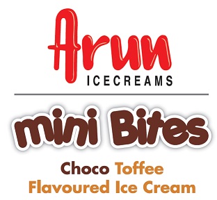 Arun Icecreams Mini Bites Choco Toffee Flavoured Ice Cream Device mark 4950549 Trademark