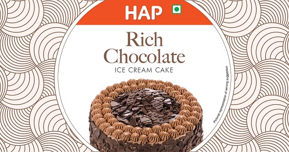 Hap Rich Chocolate Ice Cream Cake Device mark 4956103 Trademark